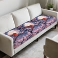 thumbnail image 3 of Xixirimido Couch Cushion Cover Non-Slip Sofa Cover with Elastic Bands Universal Armchair Cushion Slipcover Replacement Furniture Protector, Cardinal Moon Cherry Blossom, 3 of 8