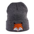 thumbnail image 4 of AYYUFE Winter Kids Toddlers Girls Boys Fox Pattern Knitted Warm Hat Beanie Cap, 4 of 5