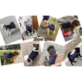 thumbnail image 3 of HQREA Denim Dog Dresses for Small Dogs Puppy Girl Clothes with D-ring & Bow Knot Summer Cat Apparel Blue Dog Clothes, 3 of 5