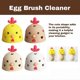 thumbnail image 2 of Egg Brush Cleaner Silicone Scrubber for Fresh Eggs Multifunctional Vegetable and Fruit Scrubber Reusable Cleaning Tools, 2 of 5