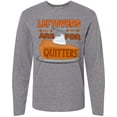 thumbnail image 3 of Inktastic Leftovers Are for Quitters with Pumpkin Pie Long Sleeve T-Shirt, 3 of 5