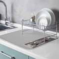 thumbnail image 2 of Dish Drying Mat for Kitchen Countertop, Gray Absorbent Microfiber Dish Mat Reversible Quick Dry Non Slip Draining Mat Kitchen Drying Pad for Dishes, Utensils 16x18 Inch Grey Solid Color, 2 of 9