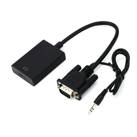Câble Vidéo HDMI, 1080p HD VGA vers VG Ato Convertisseur HDMI VG Ato Adaptateur HDMI Meilleur de Sa Catégorie