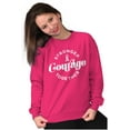 thumbnail image 4 of Stronger Together Courage Ribbon Women Crewneck Sweatshirt Brisco Brands S, 4 of 6