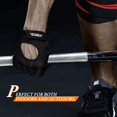 thumbnail image 4 of Guantes de levantamiento de pesas ATERCEL con protección total para la palma, negros, 4 of 7