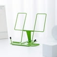 thumbnail image 2 of Qholemyo Simples Metal Reading Stand Foldable Portable Reading Bookshelf Music Score Stand Book Stand For Reading Book Holders For Reading Hands Free Book Stands, 2 of 7