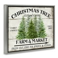 thumbnail image 4 of Stupell Industries Farm & Market Christmas Holiday Painting Gray Floater Framed Canvas Art Prints Wall Art, 21 x 17, 4 of 10