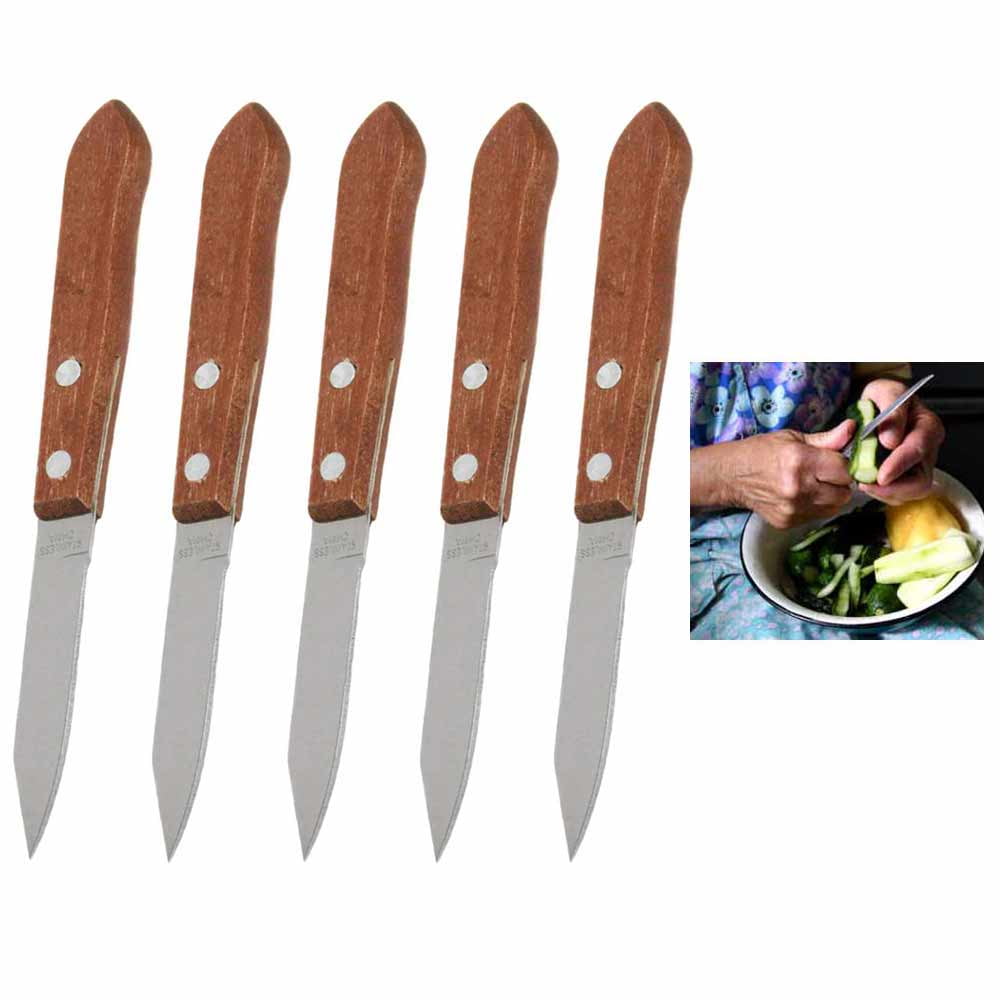 Chicago Cutlery 3-Inch Paring Knife - Stainless Steel Boning Knife With Walnut Handle