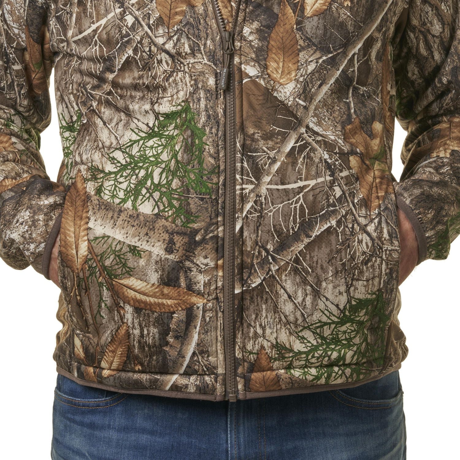 Veste doublée Sherpa à l’épreuve du vent pour hommes de Realtree Edge