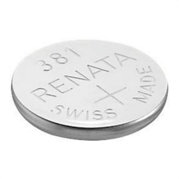 Renata 381-MP 50mAh 1.55V Silver Oxide Coin Cell Battery, Tear Strip