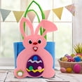 thumbnail image 3 of Kugisaki Easter Basket Bunny Basket Egg Buckets Felt Tote Bags Egg Hunt Basket for Easter Party Gifts, 3 of 6