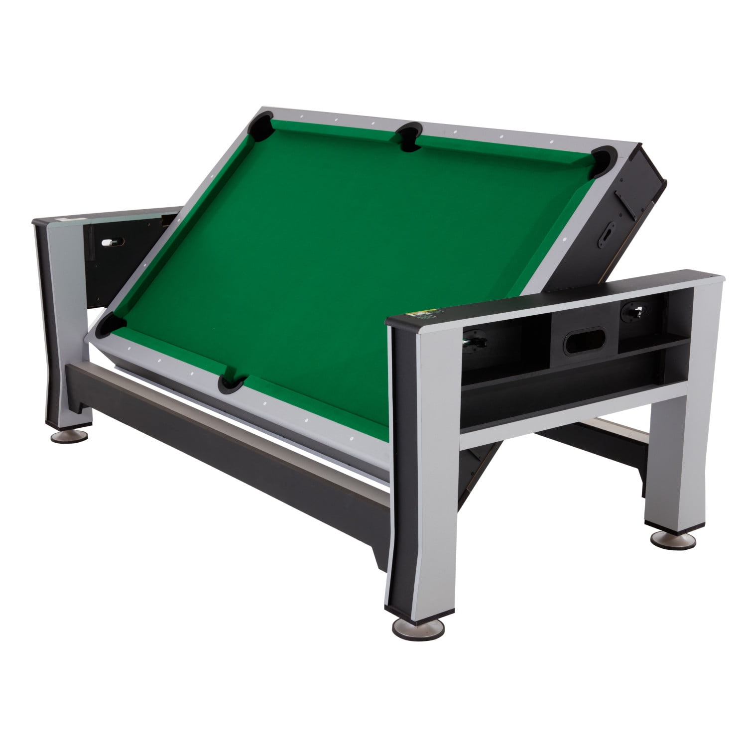 Kahomvis 65.75 in. 3 in 1 Fold Multi-Game Table Blue Velvet Cloth Pool Table  Ping Pong Table with Steel Frame and Accessories DOB-LKW1-611 - The Home  Depot