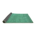 thumbnail image 2 of Ahgly Company Indoor Rectangle Abstract Turquoise Blue Modern Area Rugs, 8' x 12', 2 of 4