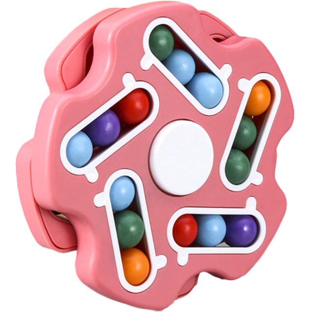 Juguete giratorio Magic Bean Cube Spinner, regalos para aliviar el estrés, rompecabezas para adultos y niños, juguetes educativos y de aprendizaje para aliviar la ansiedad, juguetes de cubo de rompec