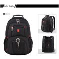 thumbnail image 3 of Switzerland - Versatile S Backpack 17-inch laptop bag, 45-liter travel bag, university bag, USB charging port, waterproof Black 16 inches, 3 of 5