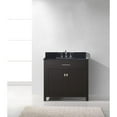 thumbnail image 3 of Virtu MS-2036-BGSQ-ES Caroline 36 Inch Single Bathroom Vanity Set In Espresso, 3 of 5