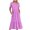 Hot Pink dresses for women, variant on Baikeli Womens Dresses Clearance Sale Women's Fashion Round Neck Short Sleeve Printed Dress Summer Party Dress