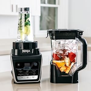 LICUADORA Ninja IV701 Blender Duo con filtración avanzada de jugos, 70 onzas, negro
