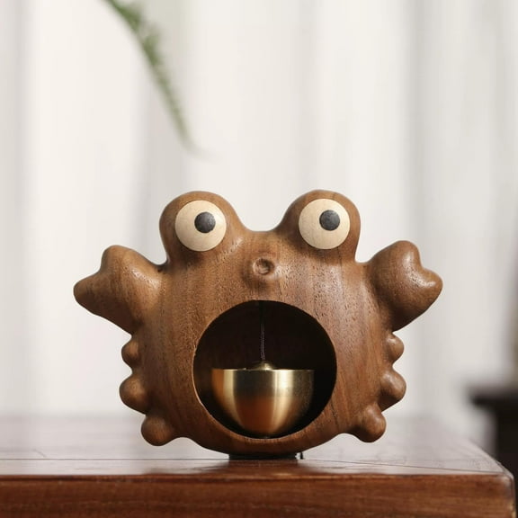 Shopkeeper Bell for Door Opening,Shopkeepers Bell Crab Shape Magnetic Doorbell Chime for Door Opening, Home Office Shop