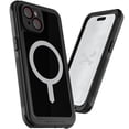 thumbnail image 3 of Funda GHOSTEK Nautical Clip para iPhone 15 Negra MagSafe contra agua, 3 of 10