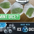 thumbnail image 4 of Tamiz De Dados De Hielo Molde De Hielo Bandeja De Juego De Cubo De Hielo Bandejas De Silicona Congelada Suave Serendint HA035150-00, 4 of 6