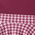 thumbnail image 6 of Quealent Newborn Baby Girl Clothes Smocked Bubble Romper Dress + Socks + Headband Cute Spring Summer Baby Girl Clothes (Wine, 12-18 Months), 6 of 8