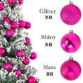 thumbnail image 2 of 24PCS Christmas Balls Ornaments for Xmas Christmas Tree - Shatterproof Christmas Tree Decorations Small Hanging Ball for Holiday Wedding Party Decoration,1.2in, 2 of 5