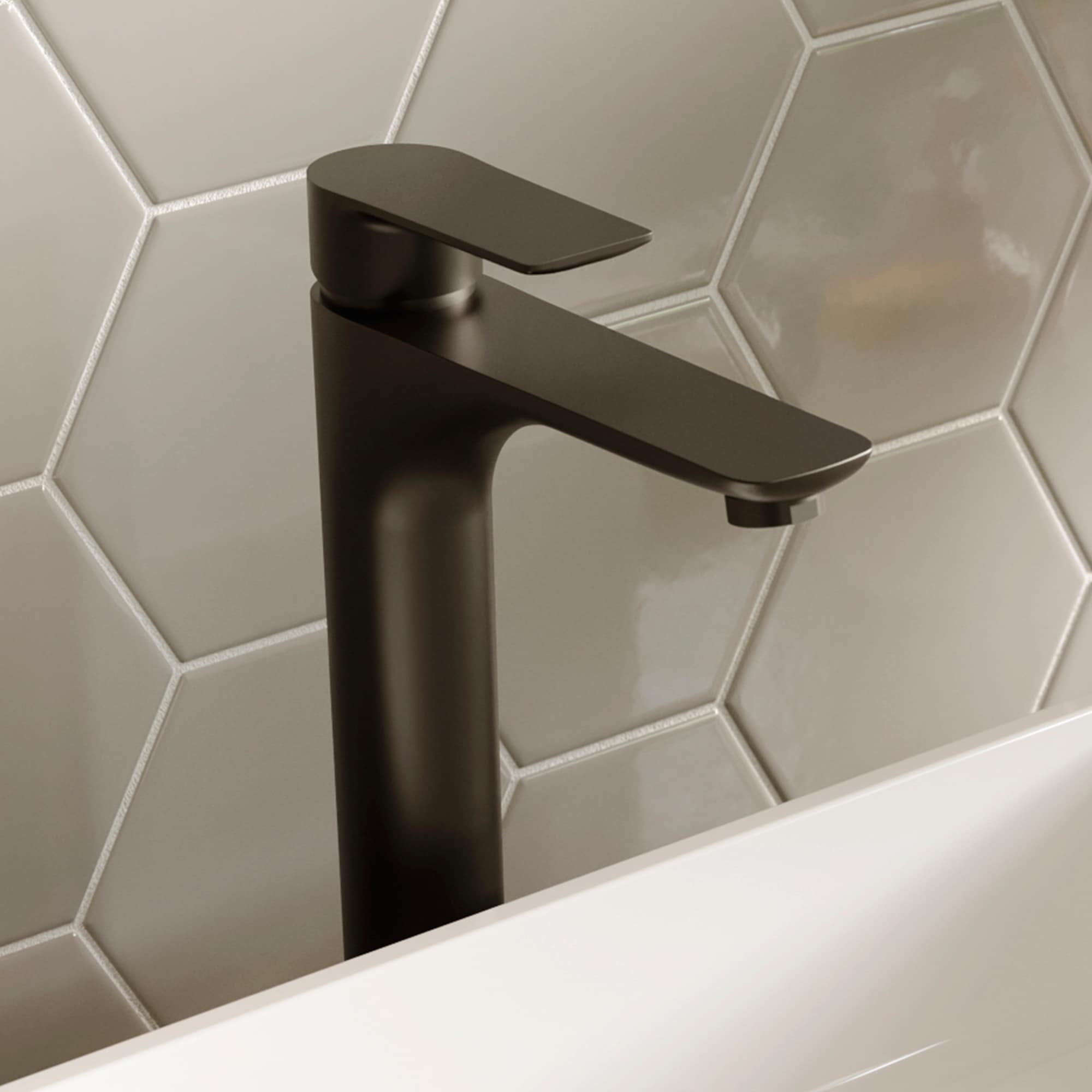 Karran Usa KBF422MB Kayes 1.2 GPM Vessel Single Hole Bathroom Faucet - Black
