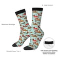 thumbnail image 4 of Cauagu Dachshund Christmas Play Print Crew Socks for Women and Men,Adult Athletic Running Socks 1-Pair Sports Socks Work Gear Socks with Moisture Wicking, 4 of 6
