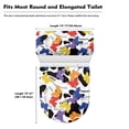 thumbnail image 5 of HELLHERO Toilet Lid Cover, Washable Polyester Toilet Lid Covers, U-Shaped, 5 of 5
