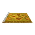 thumbnail image 2 of Ahgly Company Machine Washable Indoor Rectangle Southwestern Yellow Country Area Rugs, 2' x 4', 2 of 4