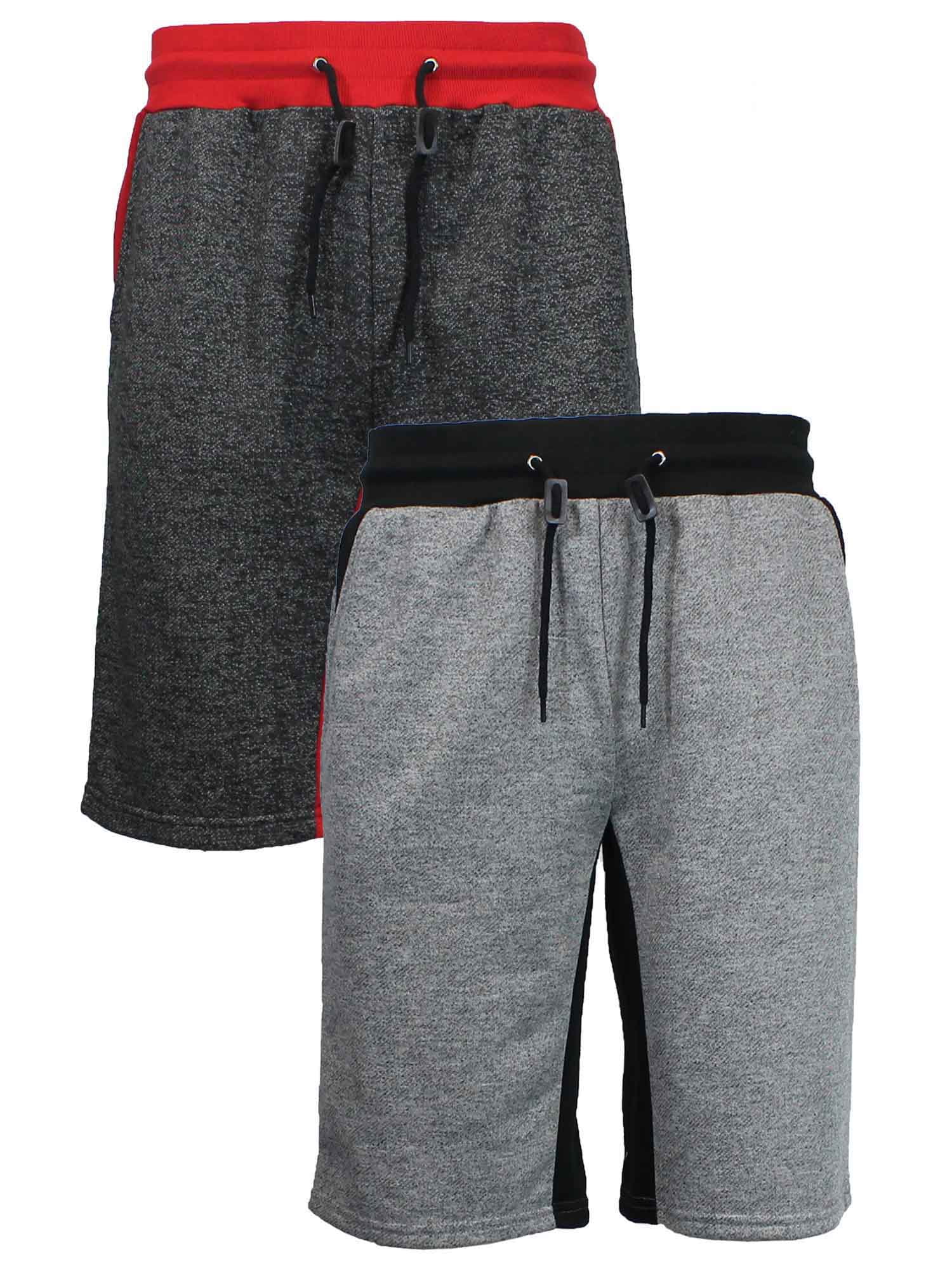 Galaxy by Harvic - Men's French Terry Lounge Sweat Shorts (2-Pack) - Walmart.com - Walmart.com