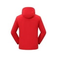 thumbnail image 4 of YLSDY Fashion Wind Breaker Jackets Mens Fashion Lightweight Zip up Rain Coats with Pockets Solid Hiking Outdoor Windbreaker Red XXL, 4 of 9