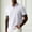 White, variant on KLHDSF Men's Polo Shirts Short Sleeve Casual Knit Polo Shirt Vintage Golf T Shirts Old Money Tops Black L