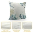 thumbnail image 4 of COMIO Outdoor Throw Pillow Cover Watercolor Ocean Sea Conch Coral Waterproof Cushion Cover Seaweed Starfish on White Pillow Cases Home Decoration for Patio Garden Couch Sofa, 4 of 5