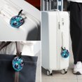 thumbnail image 6 of Panda 2pcs PU Leather Round Bag Tags Suitcase Handbag Tags with Privacy Cover and Name ID Tag for Travel Luggage, Handbags, Backpacks, School Bags, 6 of 6