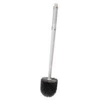 19.68in Long Handle Toilet Brush Bathroom Corner Cleaner Wall Mounted Dead Angle Cleaning Tool