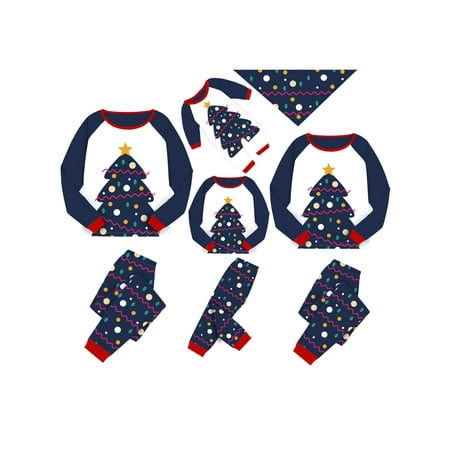 

Peyakidsaa Christmas Family Matching Pajamas for Couples Child Dogs Sleepwear