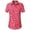 Rose Red, variant on SSLR Womens Hawaiian Shirts Flamingo Short Sleeve Button Down Shirts Beach Aloha Tops