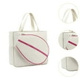 thumbnail image 6 of yotijay Tennis Tote Bag Fitness Large Detachable Racquet Cover Duffle Bag Racket Bag white, 6 of 8