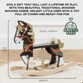 thumbnail image 5 of Classic Wooden Rocking Horse, 5 of 6