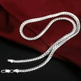 thumbnail image 4 of RSAMD 925 Sterling Silver 6mm Chain Necklace For Women Man Fashion Wedding Engagement-50cm 20inch necklace, 4 of 4