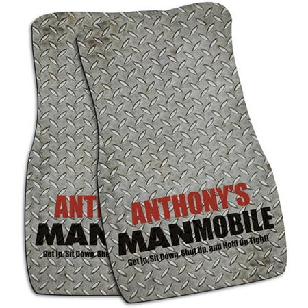 Personalized Manmobile Car Mats Set Of 2 Walmart Com