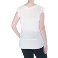 thumbnail image 3 of Blusa con ribete de encaje Michael Kors para mujer color blanco roto extragrande, 3 of 3