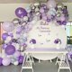 thumbnail image 1 of Kit Guirnalda Globo Morado 150 Pzas, TOPLLON Decoraciones para Baby Shower para Niña con 1 TOPLLON TOPLLON, 1 of 2