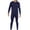 Navy, variant on Body Glove Men's Thermal Underwear Base Layer Top & Long Johns Bottom, Fleece Lined Winter Cold Inner Wear, 2 Pack/Black/L