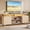 TV Stand, variant on Aufeile TV Stand for 65 Inch TV, 59" Fluted Entertainment Center with LED Lights & Charging Station, Wood TV Cabinet with Storage, Modern TV Console Table for Living Room