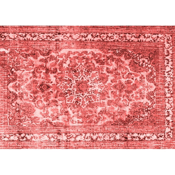 Ahgly Company Indoor Rectangle Persian Red Traditional Area Rugs, 3' x 5'