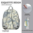 thumbnail image 4 of Nature-Inspired Floral Backpack - Spine-Friendly & Adjustable for School, 4 of 4