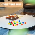thumbnail image 4 of Milisten 100pcs 3.2cm Lottery Balls Colorful Balls Table Tennis Ball Party Game Ball Prop (Assorted Color), 4 of 6
